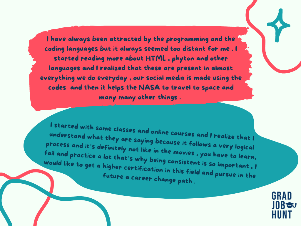 infographic quote by sales executive about developing skills