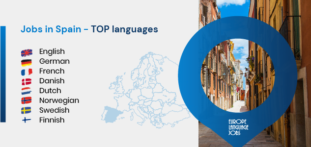 infographic languages in demand in Spain