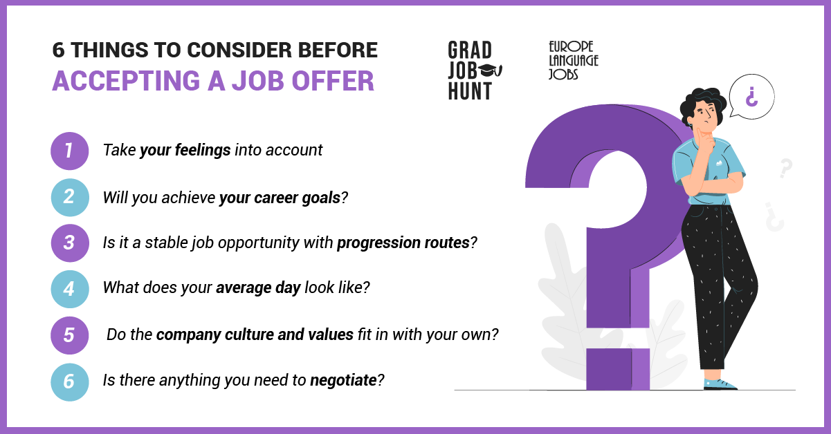 Deciding Whether To Accept A Job Offer & Important Questions To Ask