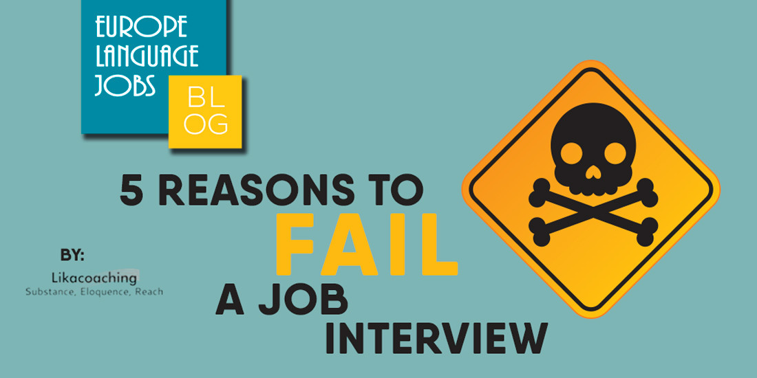 5 reasons to fail a job interview