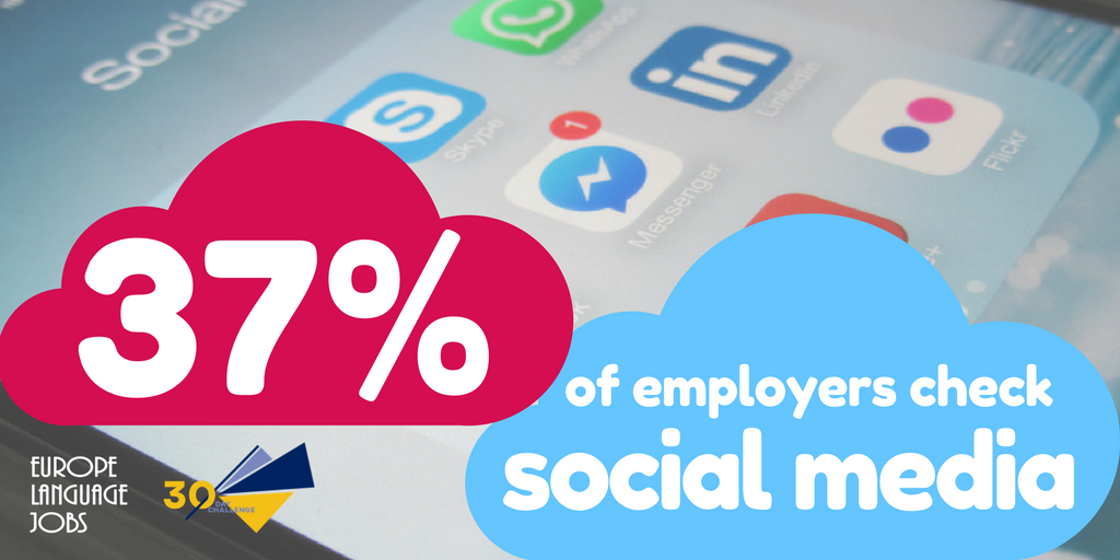 37% of recruiters check social media