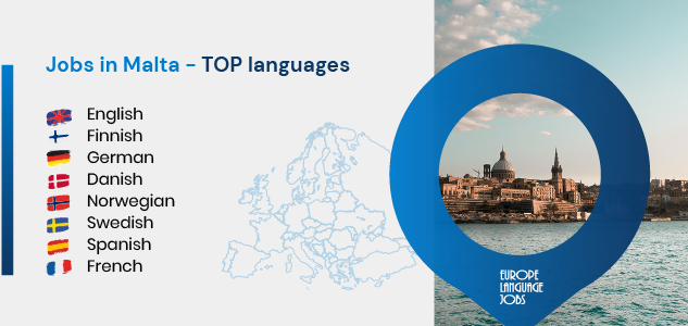 infographic languages in demand in Malta