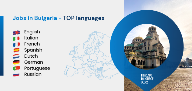 infographic languages in demand in Bulgaria